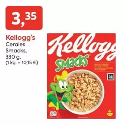 Oferta de Kellogg's - Cerales Smacks por 3,35€ en Suma Supermercados