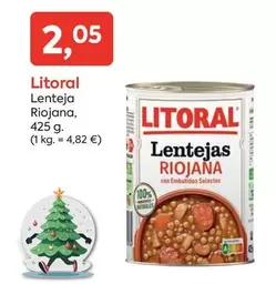 Oferta de Litoral - Lenteja Riojana por 2,05€ en Suma Supermercados