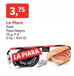 Oferta de La Piara - Paté Tapa Negra por 3,75€ en Suma Supermercados