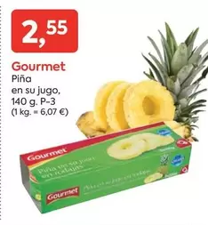 Oferta de Gourmet - Piña En Su Jugo por 2,55€ en Suma Supermercados