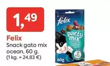 Oferta de Felix - Snack Gato Mix Ocean por 1,49€ en Suma Supermercados