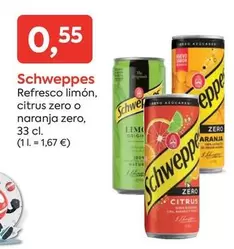 Oferta de Schweppes - Refresco Limon, Citrus Zero O Naranja Zero por 0,55€ en Suma Supermercados