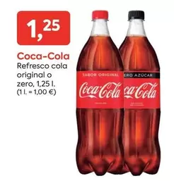 Oferta de Coca-Cola - Refresco Cola Original O Zero por 1,25€ en Suma Supermercados