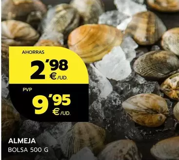 Oferta de Almeja Bolsa por 2,98€ en BM Supermercados