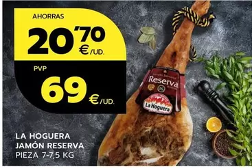 Oferta de La hoguera - Jamon Reserva por 20,7€ en BM Supermercados