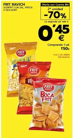 Oferta de Frit Ravich - Caffè Frito por 1,5€ en BM Supermercados