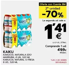 Oferta de Kaiku - Naturala Edo Marrubia por 4,69€ en BM Supermercados