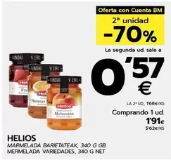 Oferta de Helios - Mermelada Variedades por 1,91€ en BM Supermercados