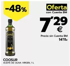 Oferta de Coosur - Aceite De Oliva Virgen por 14,11€ en BM Supermercados