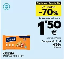 Oferta de Krissia - Barritas por 4,99€ en BM Supermercados