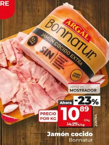 Oferta de Bonnatur - Jamon Cocido por 10,89€ en Dia