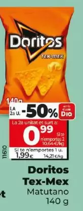 Oferta de Matutano - Doritos Tex-Mex por 1,99€ en Dia