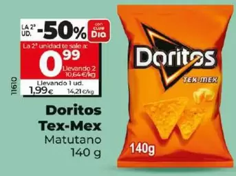 Oferta de Matutano - Doritos Tex-Mex por 1,99€ en Dia