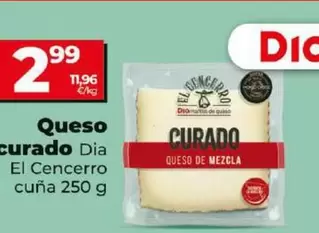 Oferta de Dia El Cencerro - Queso Curado por 2,99€ en Dia