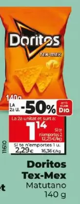 Oferta de Matutano - Doritos Tex-Mex por 2,29€ en Dia