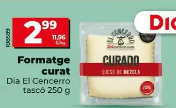 Oferta de Dia El Cencerro - Queso Curado por 2,99€ en Dia