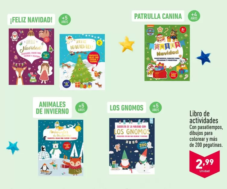 Oferta de Libro De Actividades por 2,99€ en ALDI