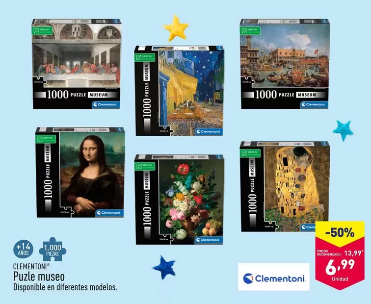 Oferta de Clementoni - Puzle Museo por 6,99€ en ALDI