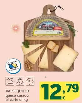 Oferta de Valsequillo - Queso Curado por 12,79€ en HiperDino