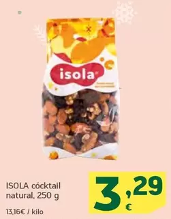 Oferta de Isola - Cocktail Natural por 3,29€ en HiperDino