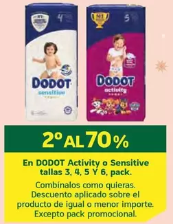 Oferta de Dodot - En Activity O Sensitive Tallas en HiperDino