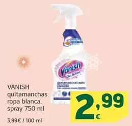 Oferta de Vanish - Quitamanchas Ropa Blanca por 2,99€ en HiperDino