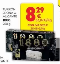 Oferta de 1880 - Turron Jijona O Alicante por 8,29€ en CashDiplo