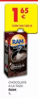 Oferta de Ram - Chocolate A La Taza por 1,65€ en CashDiplo