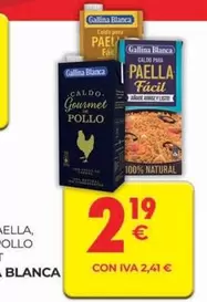 Oferta de Gallina Blanca - Caldo De Pollo por 2,19€ en CashDiplo