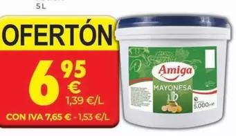 Oferta de Amiga - Mayonesa por 6,95€ en CashDiplo