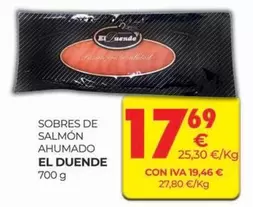 Oferta de Sobres De Salmon Ahumado por 17,69€ en CashDiplo