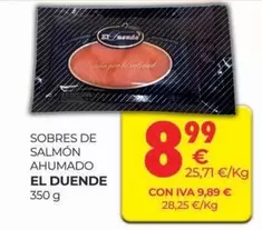 Oferta de Sobres De Salmon Ahumado por 8,99€ en CashDiplo