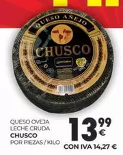 Oferta de Queso Oveja Leche Cruda por 13,99€ en CashDiplo