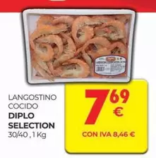 Oferta de Langostino Cocido Diplo por 7,69€ en CashDiplo