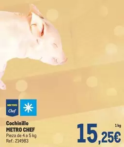 Oferta de Chef - Cochinillo por 15,25€ en Makro