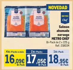 Oferta de Chef - Salmon Ahumado Noruego por 18,95€ en Makro