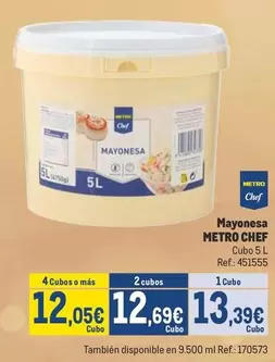 Oferta de Chef - Mayonesa por 13,39€ en Makro