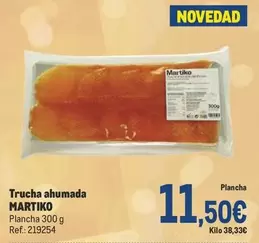 Oferta de Martiko - Trucha Ahumada por 11,5€ en Makro