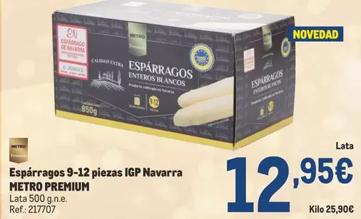 Oferta de Premium - Esparragos 9-12 Piezas Igp Navarra por 12,95€ en Makro