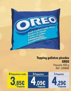 Oferta de Oreo - Topping Galletas Picadas por 4,29€ en Makro