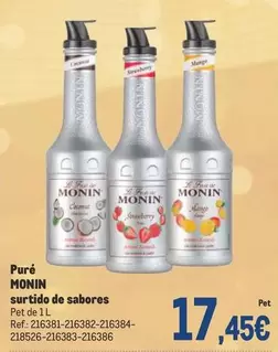 Oferta de Monin - Puré por 17,45€ en Makro