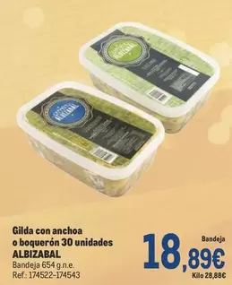 Oferta de Gilda - Gilda Con Anchoa O Boquerón 30 Unidades por 18,89€ en Makro