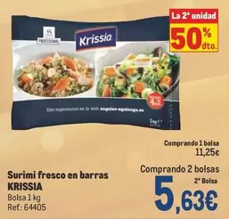 Oferta de Krissia - Surimi Fresco En Barras por 11,25€ en Makro