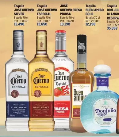 Oferta de Jose Cuervo - Tequila por 12,49€ en Makro