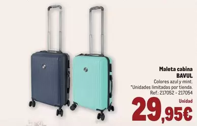 Oferta de Maleta Cabina por 29,95€ en Makro