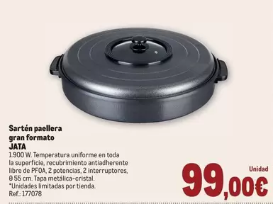 Oferta de Jata - Sartén Paellera Gran Formato por 99€ en Makro