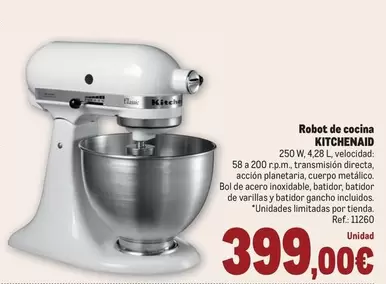 Oferta de Kitchenaid - Robot De Cocina por 399€ en Makro