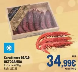 Oferta de Octogamba - Carabinero 16/19 por 34,99€ en Makro