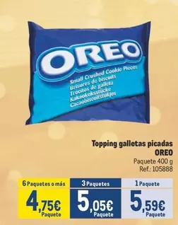 Oferta de Oreo - Topping Galletas Picadas por 5,59€ en Makro