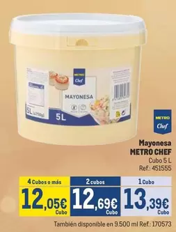 Oferta de Chef - Mayonesa por 13,39€ en Makro